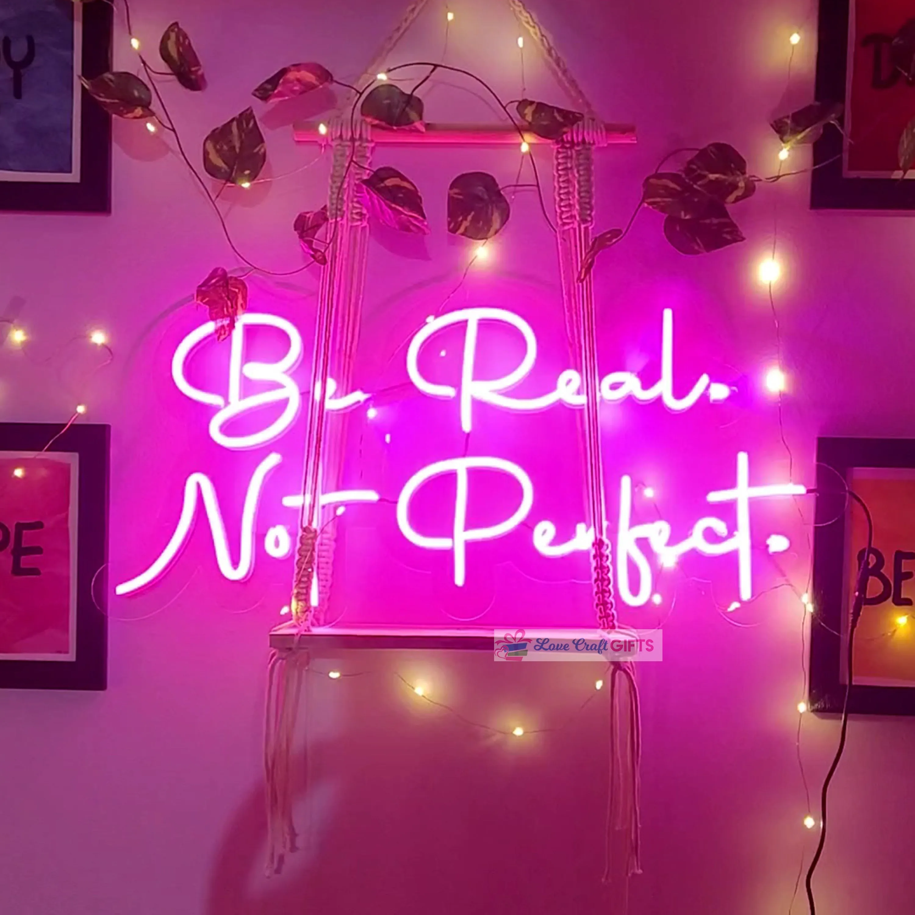 Customized Neon Name Light Frames