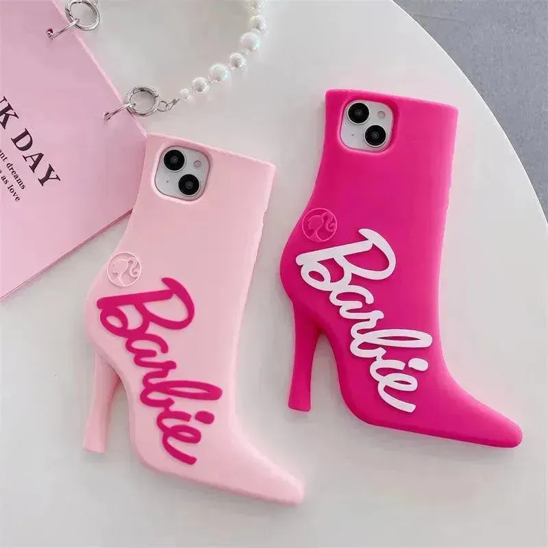 Cute Barbie High Heels Phone Case (For iPhones)