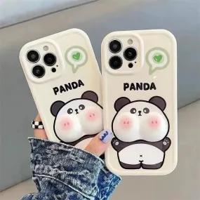 Cute Panda Cheeks Phone Case (For iPhones)