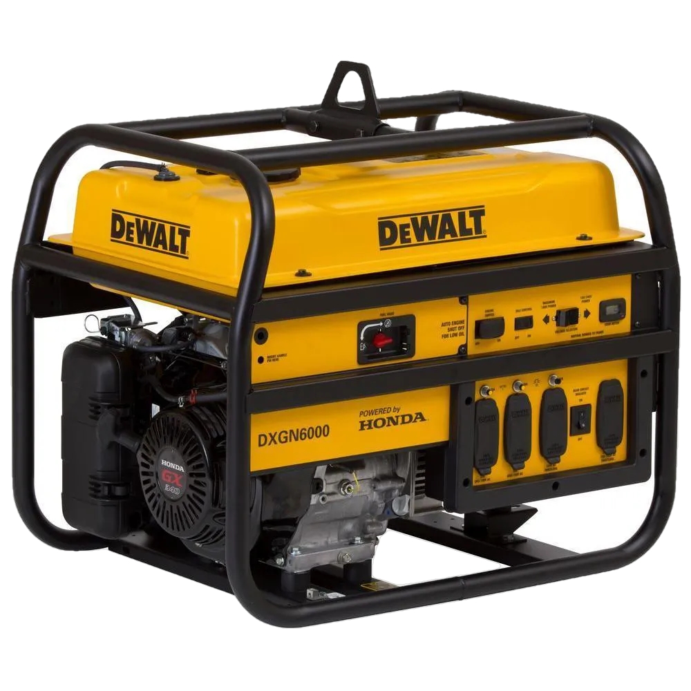 Dewalt DXGN6000 5300W/6000W Auto Idle Low THD Honda GX Generator New