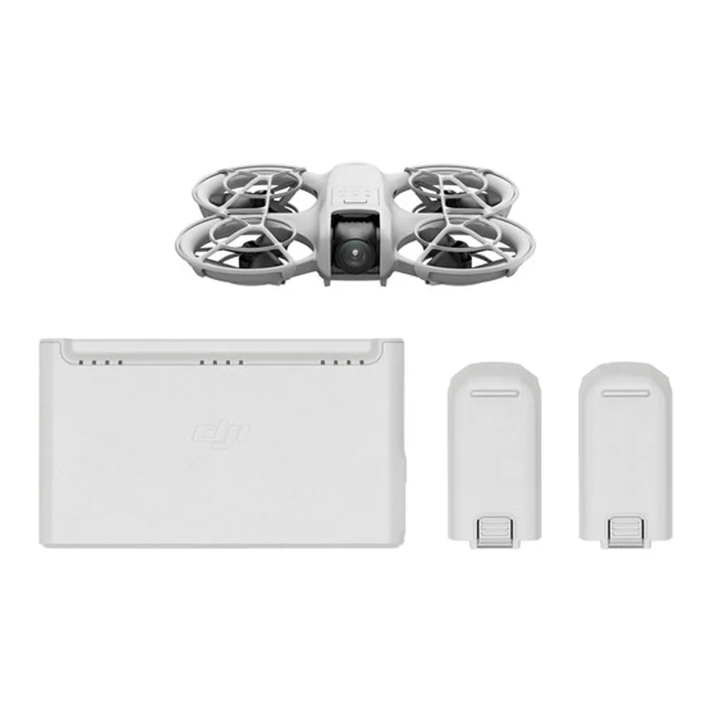 DJI Neo Fly More Combo Palm-Sized Drone with RC-N3 Remote Controller, 3x Intelligent Flight Battery, and Two-Way Charging Hub / Standard (Drone Only) 4K Ultra-Stabilized Video, AI Subject Tracking, QuickShots, and Multiple Control Options