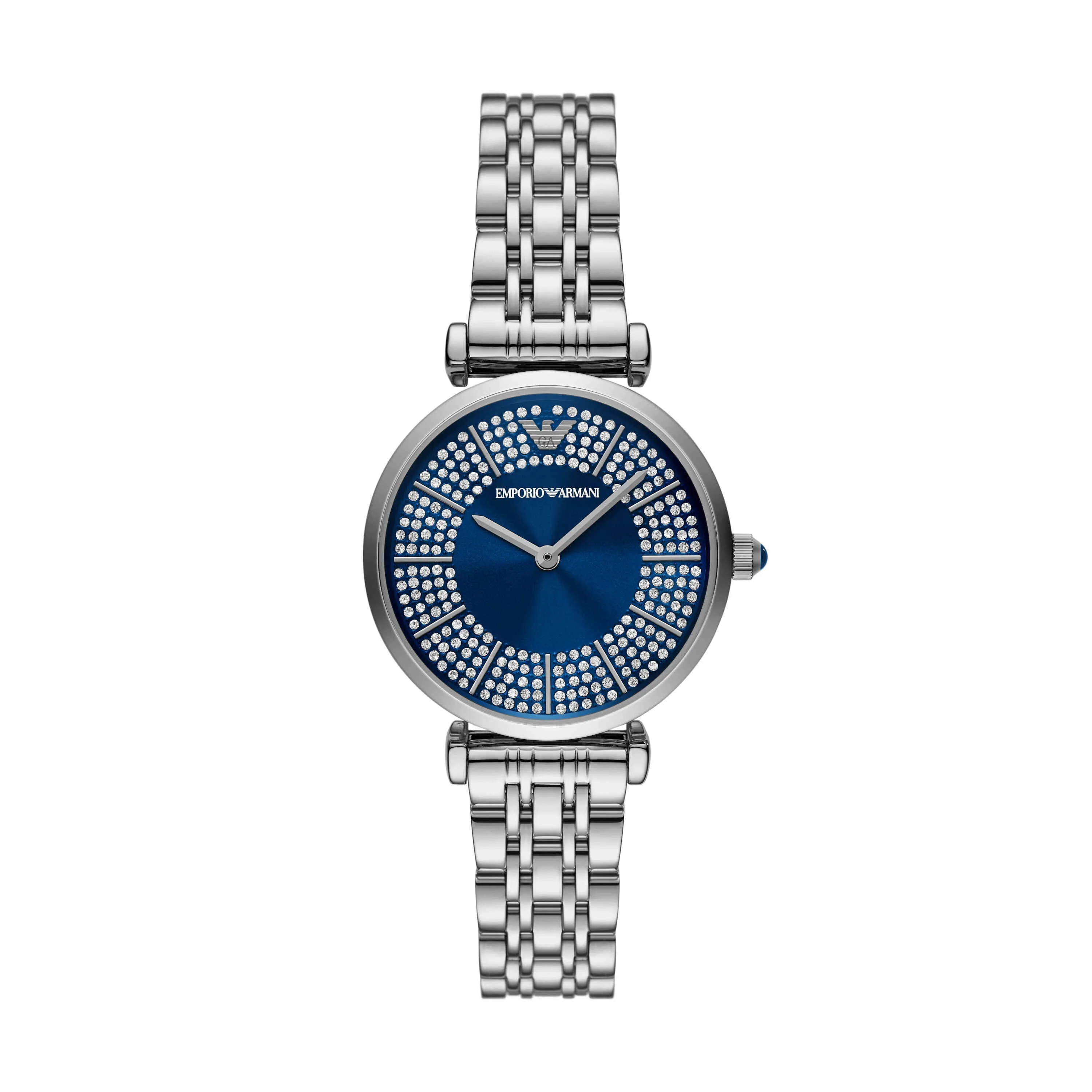 Emporio Armani Silver Tone Analogue Watch AR11627