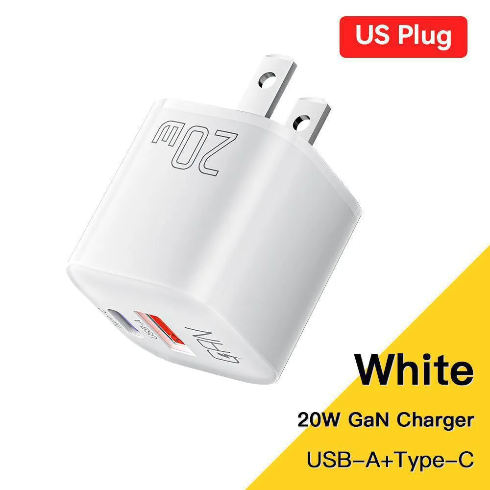 Essager 20W GaN USB-A & Type-C Fast Charger