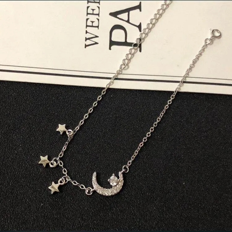 Fashion Simple Star Moon Bracelet