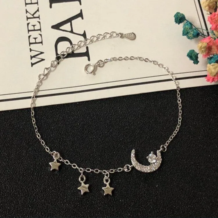 Fashion Simple Star Moon Bracelet