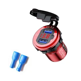 Fast Charging Car USB Charger With Key Switch