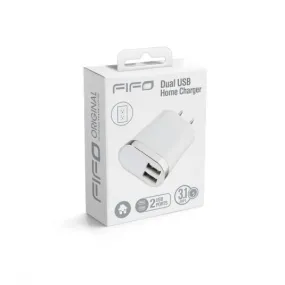 FIFO Dual USB Home Charger w/ Type C   USB Port