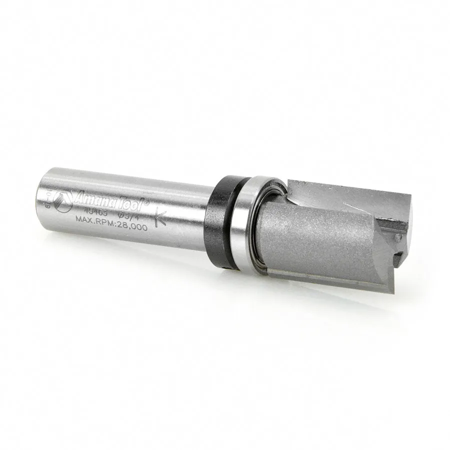 Flush Trim Plunge Router Bit | Various Dia x 1 x 1⁄2"Shank with Upper BB | 45463 | 738685854631