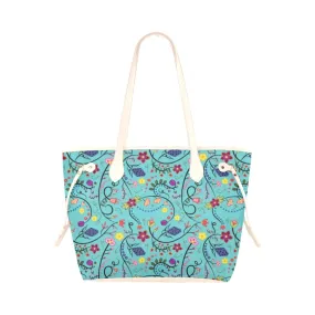 Fresh Fleur Sky Clover Canvas Tote Bag