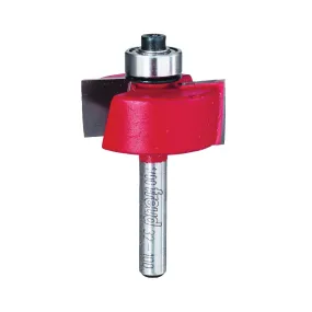 Freud 32-100 Router Bit, 1-1/4 in Dia Cutter, 2 in OAL, 1/4 in Dia Shank, 2-Cutter, Carbide