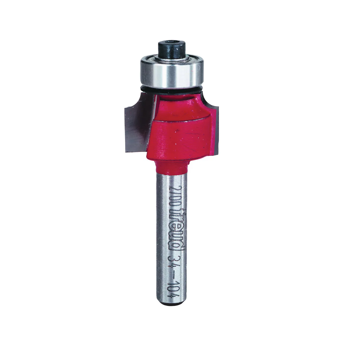 Freud 34-104 Router Bit, 3/4 in Dia Cutter, 2-3/16 in OAL, 1/4 in Dia Shank, 2-Cutter, Carbide