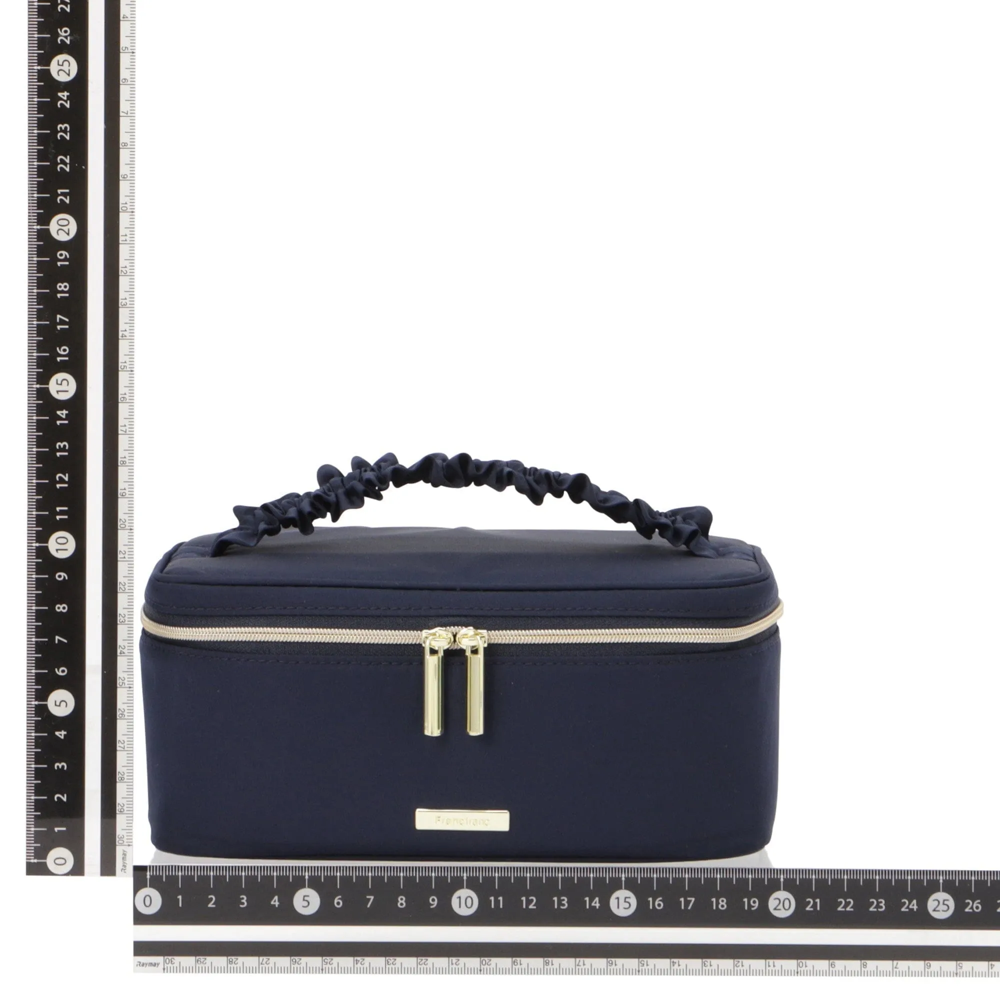 Frill Vanity Pouch S Navy