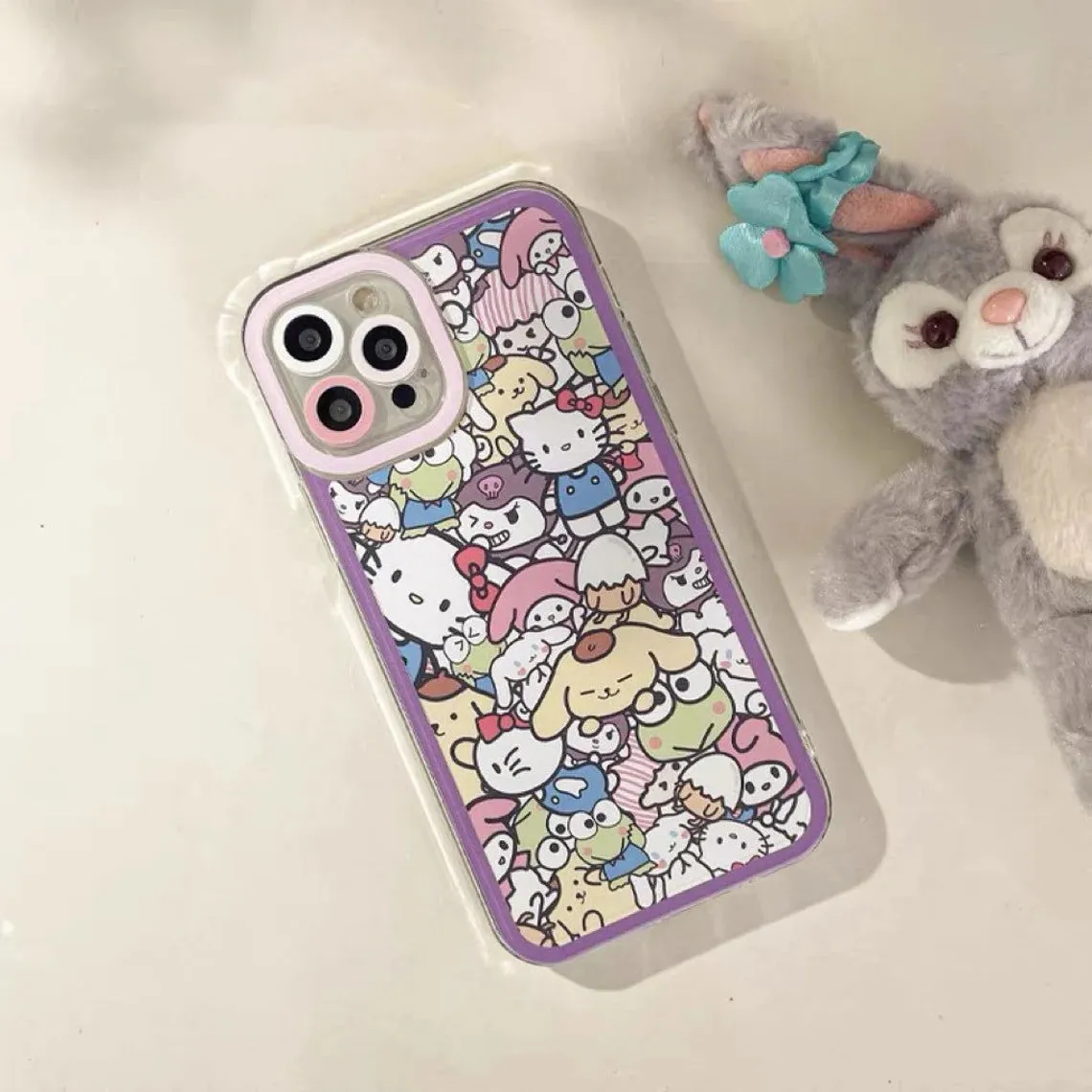 Full Japanese Cartoon KT MM KU CN PN KP GU iPhone Case 6 7 8 PLUS SE2 XS XR X 11 12 13 14 15 Pro Promax 12mini 13mini