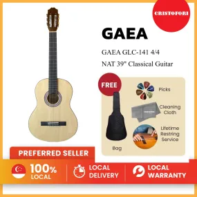 GAEA GLC-141 4/4 NAT 39" Classical Guitar