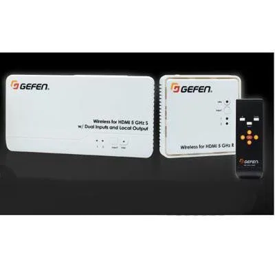 Gefen Inc Wireless For Hdmi Extender 5ghz W- Dual Inputs And Local Output - Eu Version