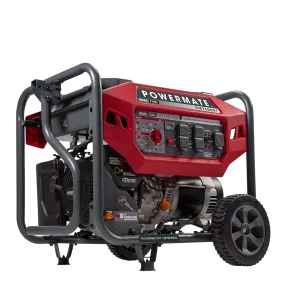 Generac/Powermate PM7500DF 6000W/7500W Recoil Start Dual Fuel Portable Generator with CO-Sense New