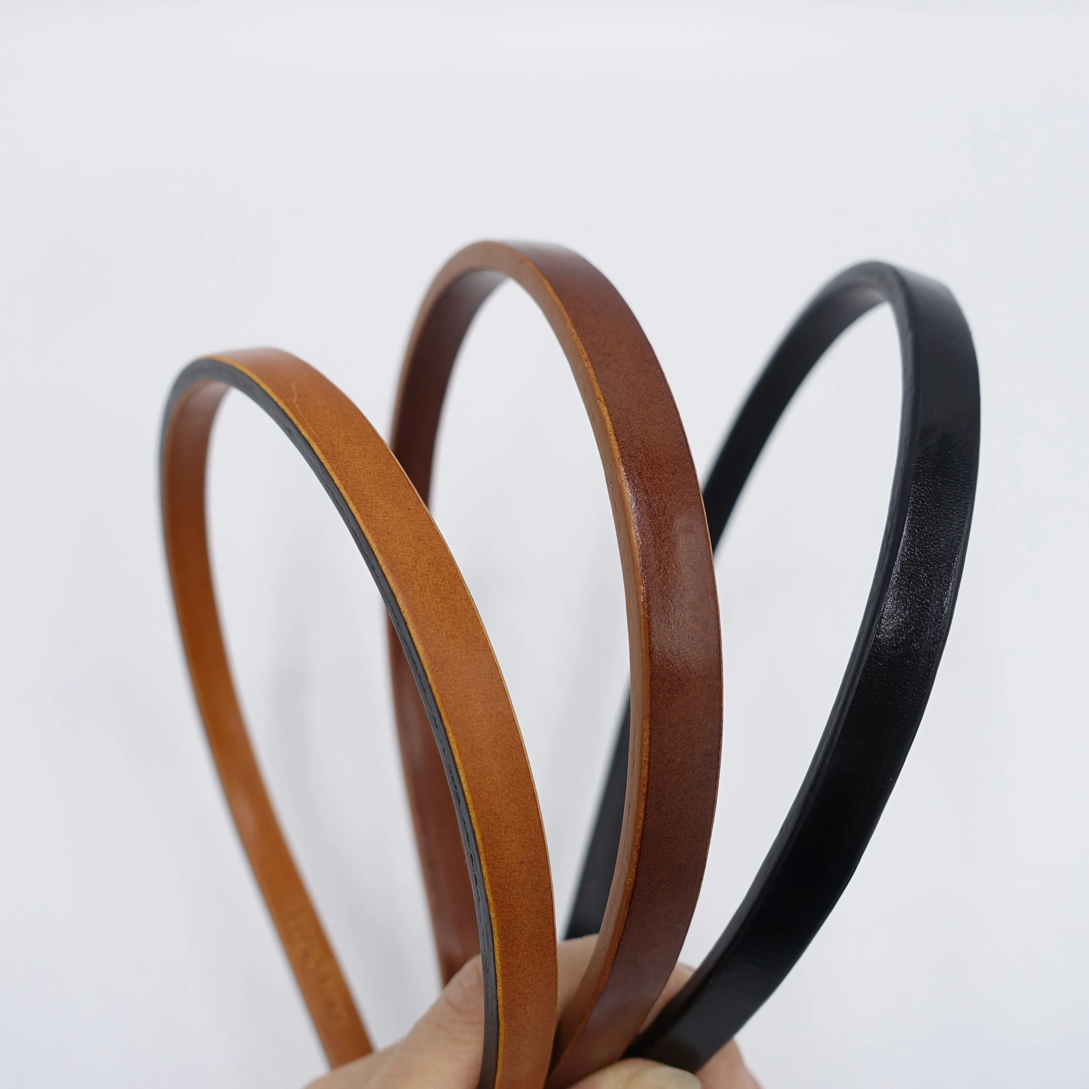 genuine leather headbands, Thin headband, Romanesque leather headband, leather hair accessories for women