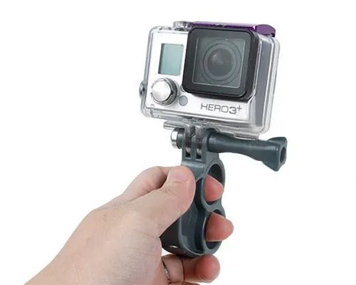 GoPro V2 Finger Grip Holder Stabilizer Mount for Hero Camera - Gray