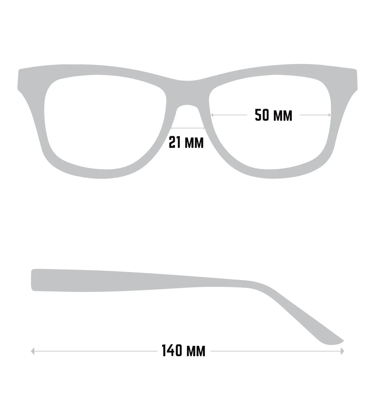 Gotti Unisex Ash Square Optical Frame