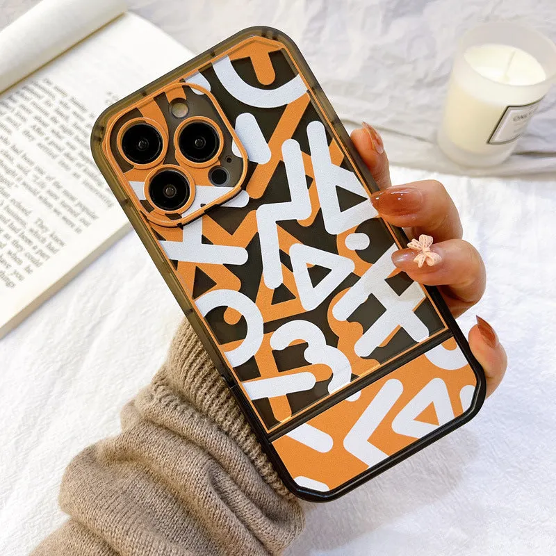 Graffiti English Silicone Phone Case Cover