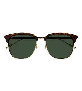 Gucci Men's Green Clubmaster Sunglasses