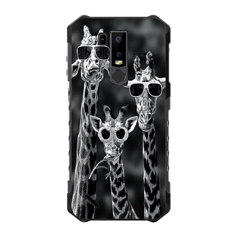 GUCOON Fashion Phone Case for Ulefone Armor 6 6E Soft Silicone Rubber Shell Back Case Gel Pudding Protective Cover