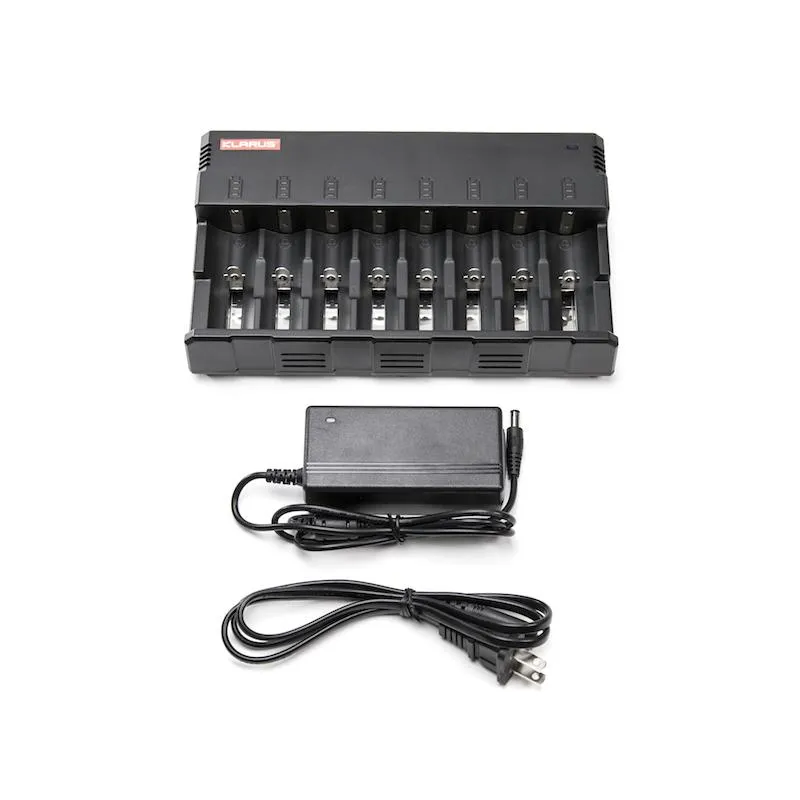 Halo 8-bay Universal Battery Charger - (KLGC-01B-01)