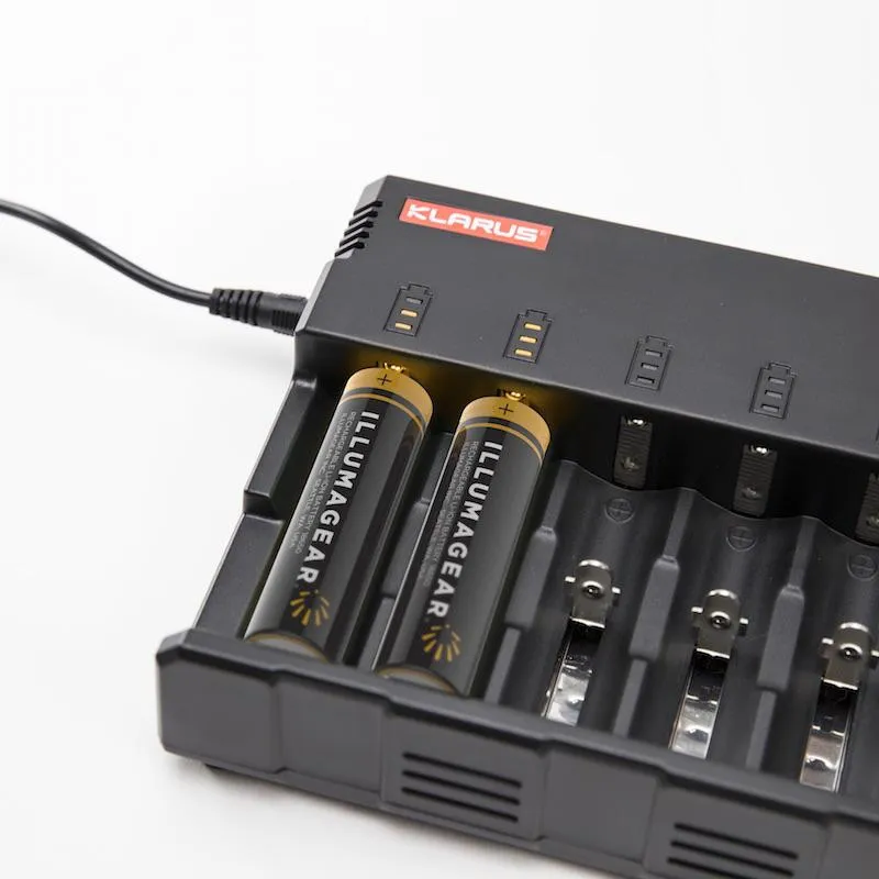 Halo 8-bay Universal Battery Charger - (KLGC-01B-01)