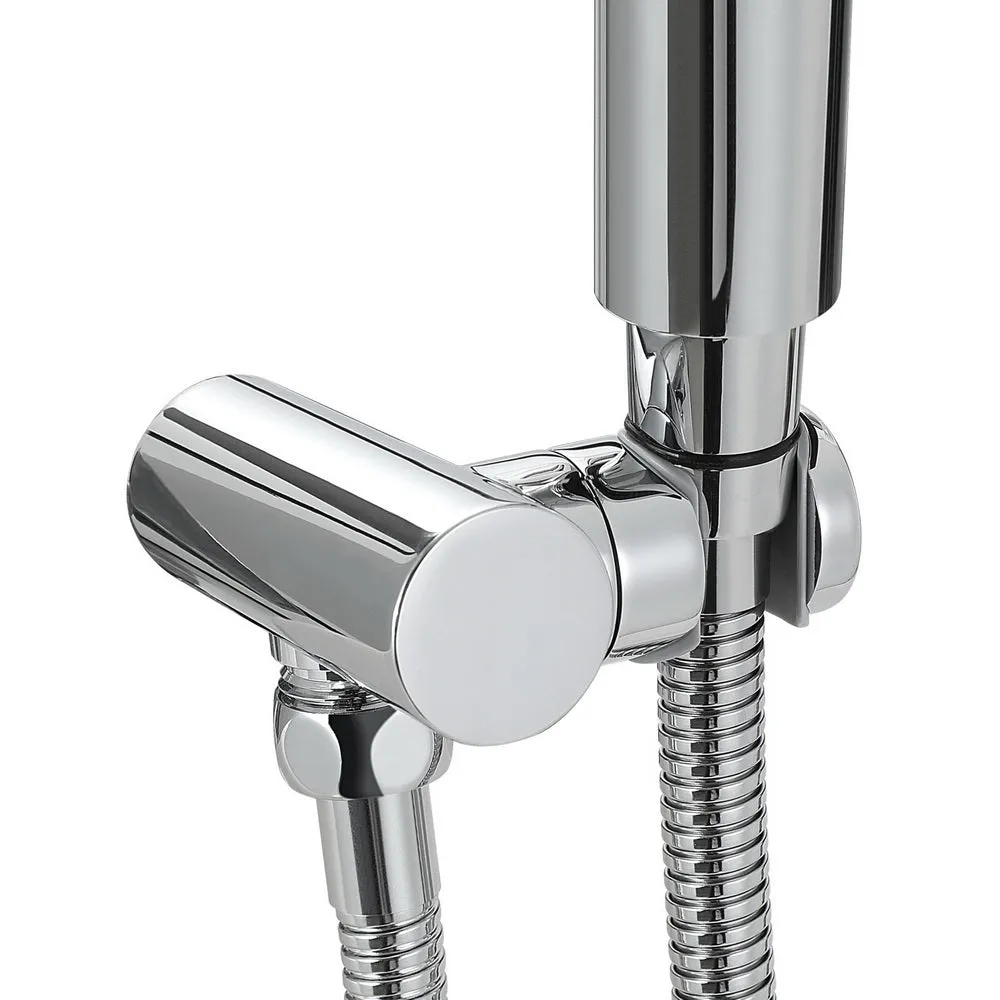 High-Pressure 4.7'' Handheld Shower Head Set Silver