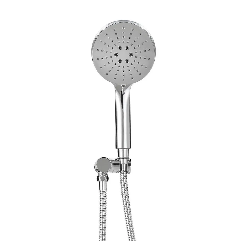 High-Pressure 4.7'' Handheld Shower Head Set Silver