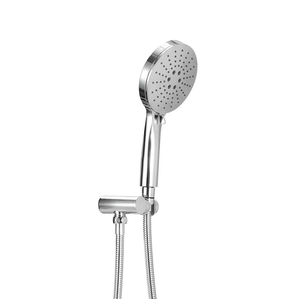 High-Pressure 4.7'' Handheld Shower Head Set Silver