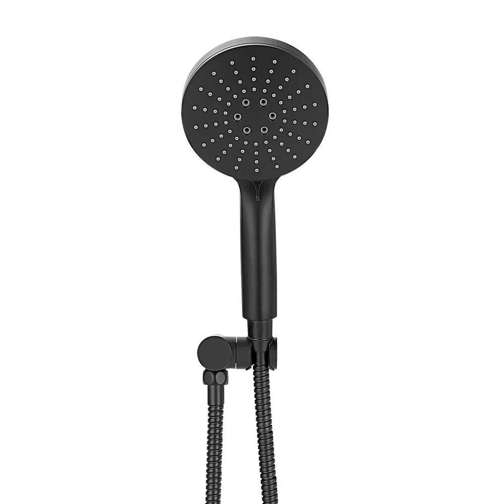 High Pressure Handheld Shower Head Set Matte Black