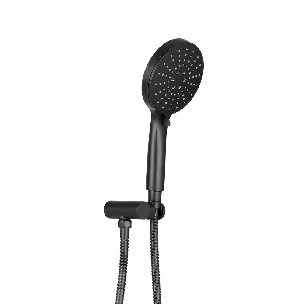 High Pressure Handheld Shower Head Set Matte Black