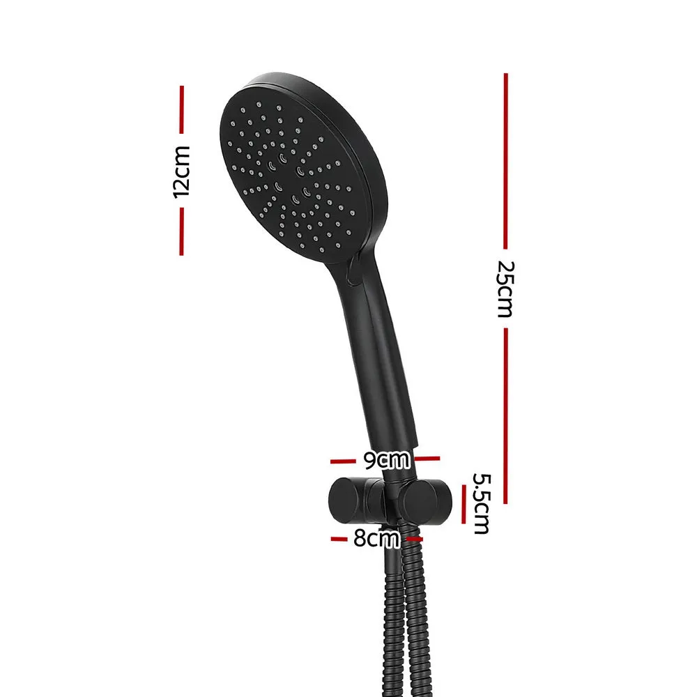 High Pressure Handheld Shower Head Set Matte Black