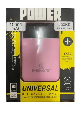 HMT universal Power Bank 15000 mAh