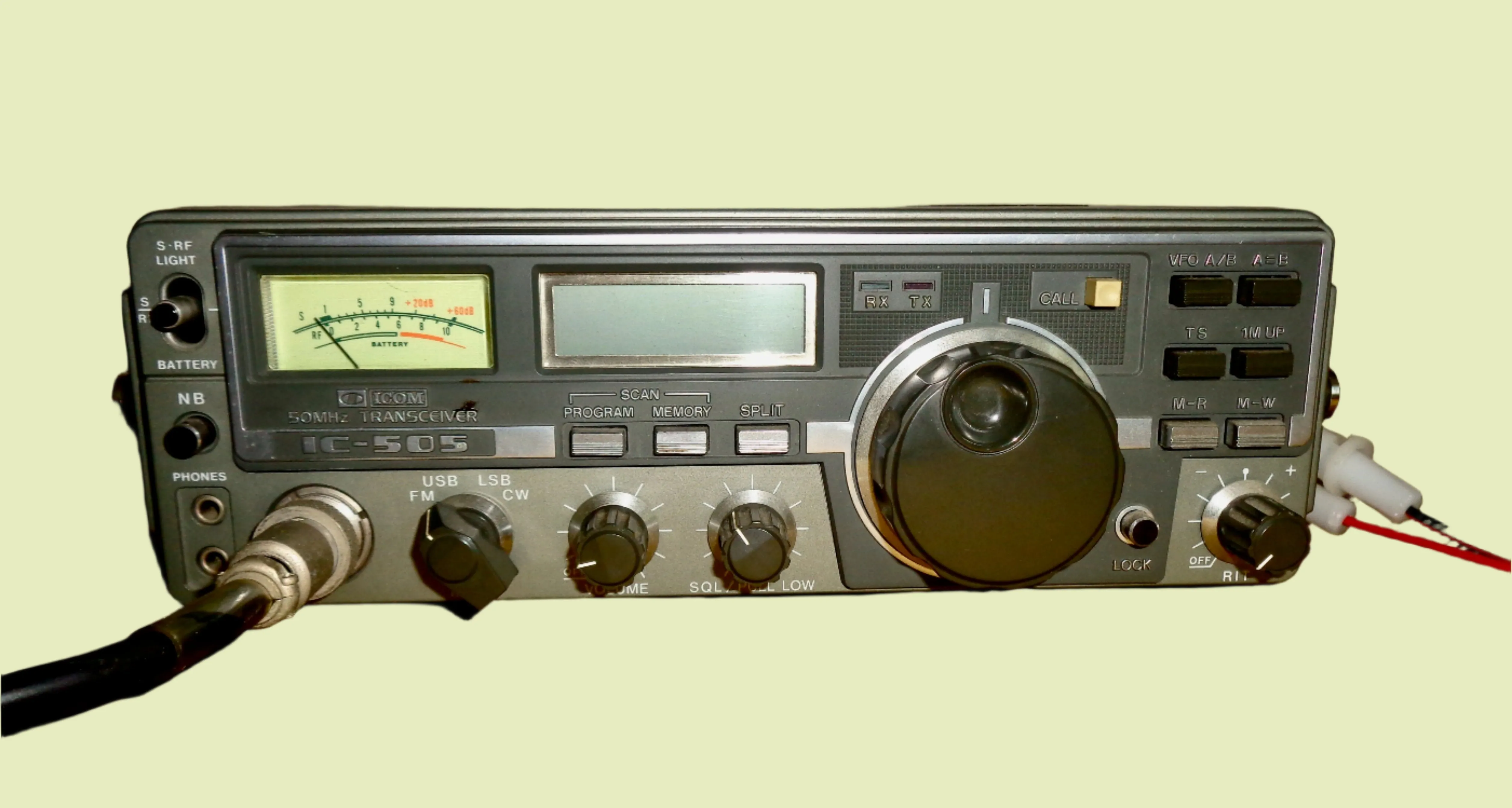 Icom IC-505 Portable Multi-mode 50 MHz Transceiver In Its Original Box