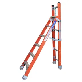 Indalex Pro Series Step, Extension and Stairway Heavy Duty Fibreglass Ladder