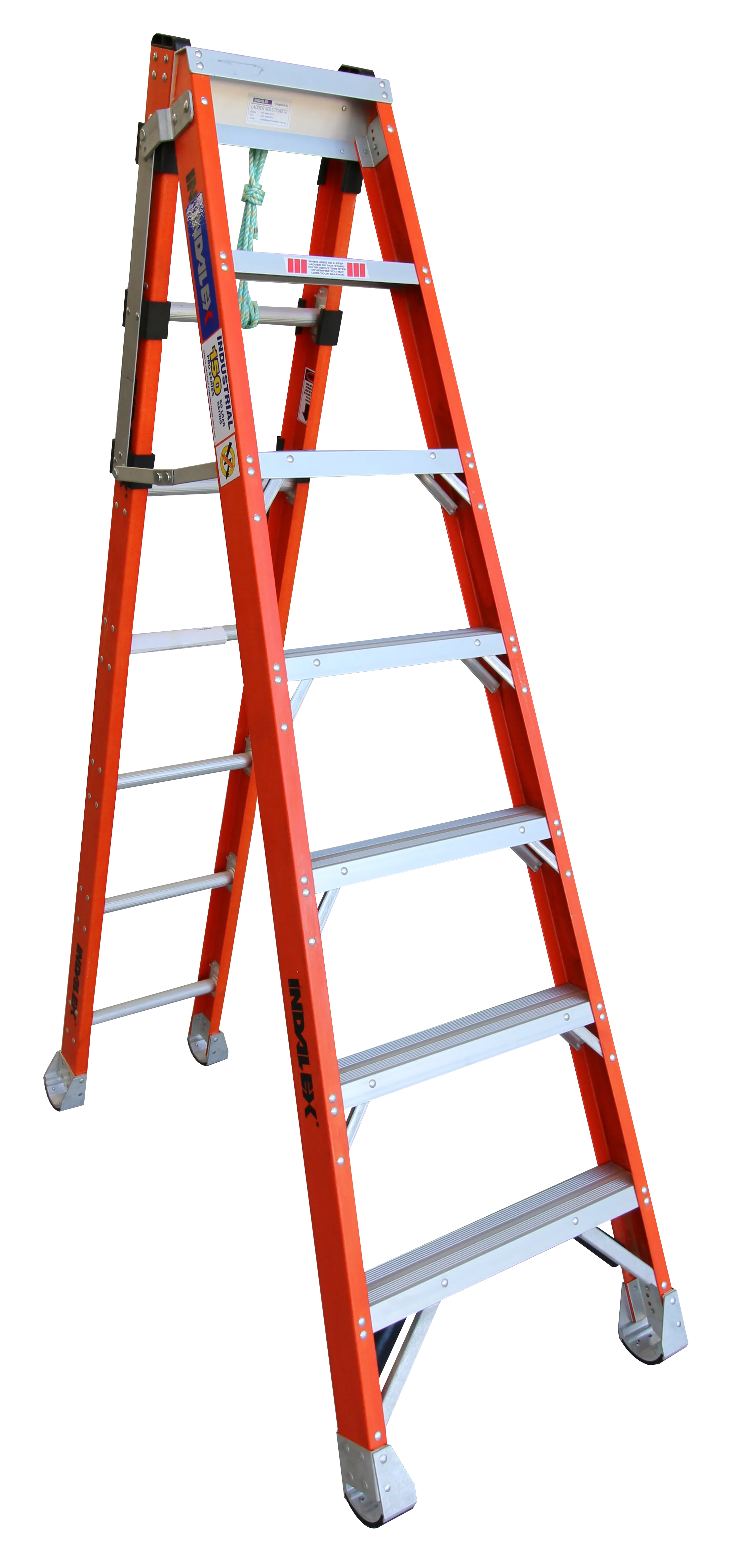 Indalex Pro Series Step, Extension and Stairway Heavy Duty Fibreglass Ladder