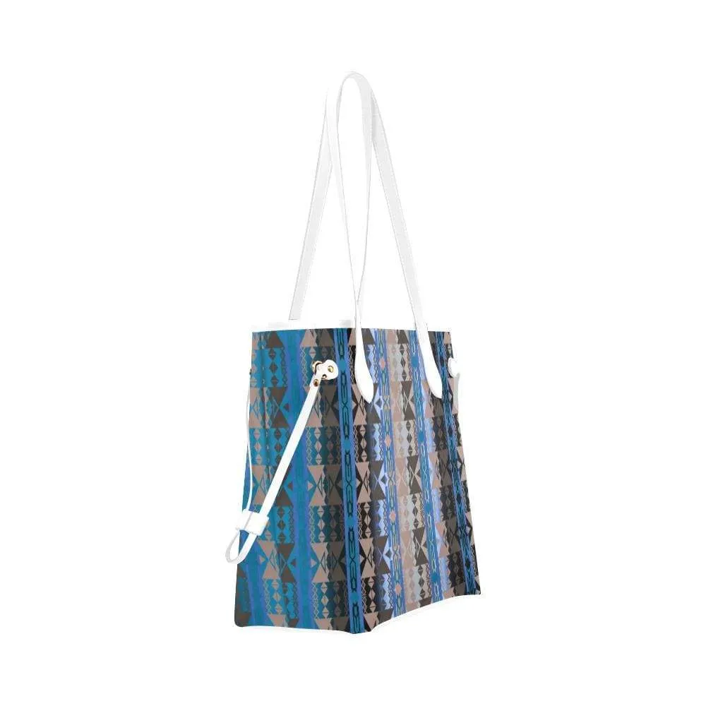 Inside the Paint Clan Lodge Clover Canvas Tote Bag