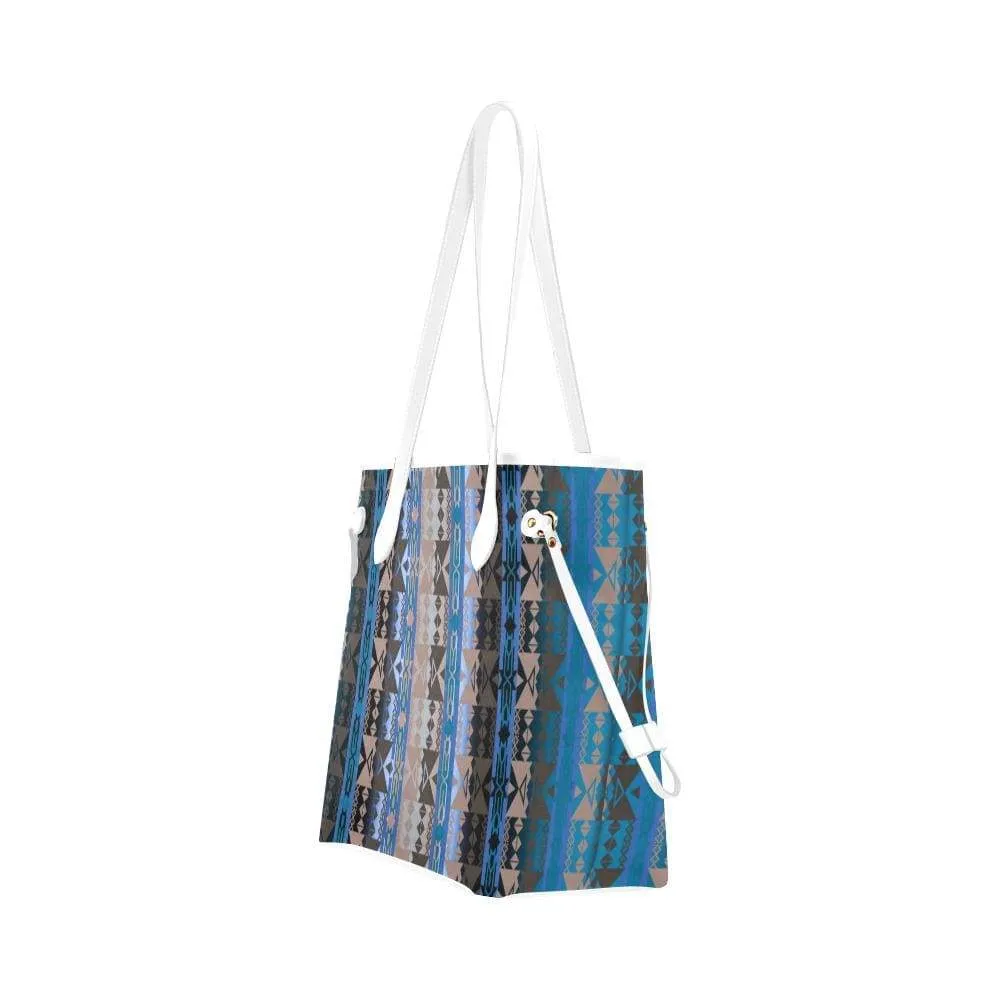 Inside the Paint Clan Lodge Clover Canvas Tote Bag