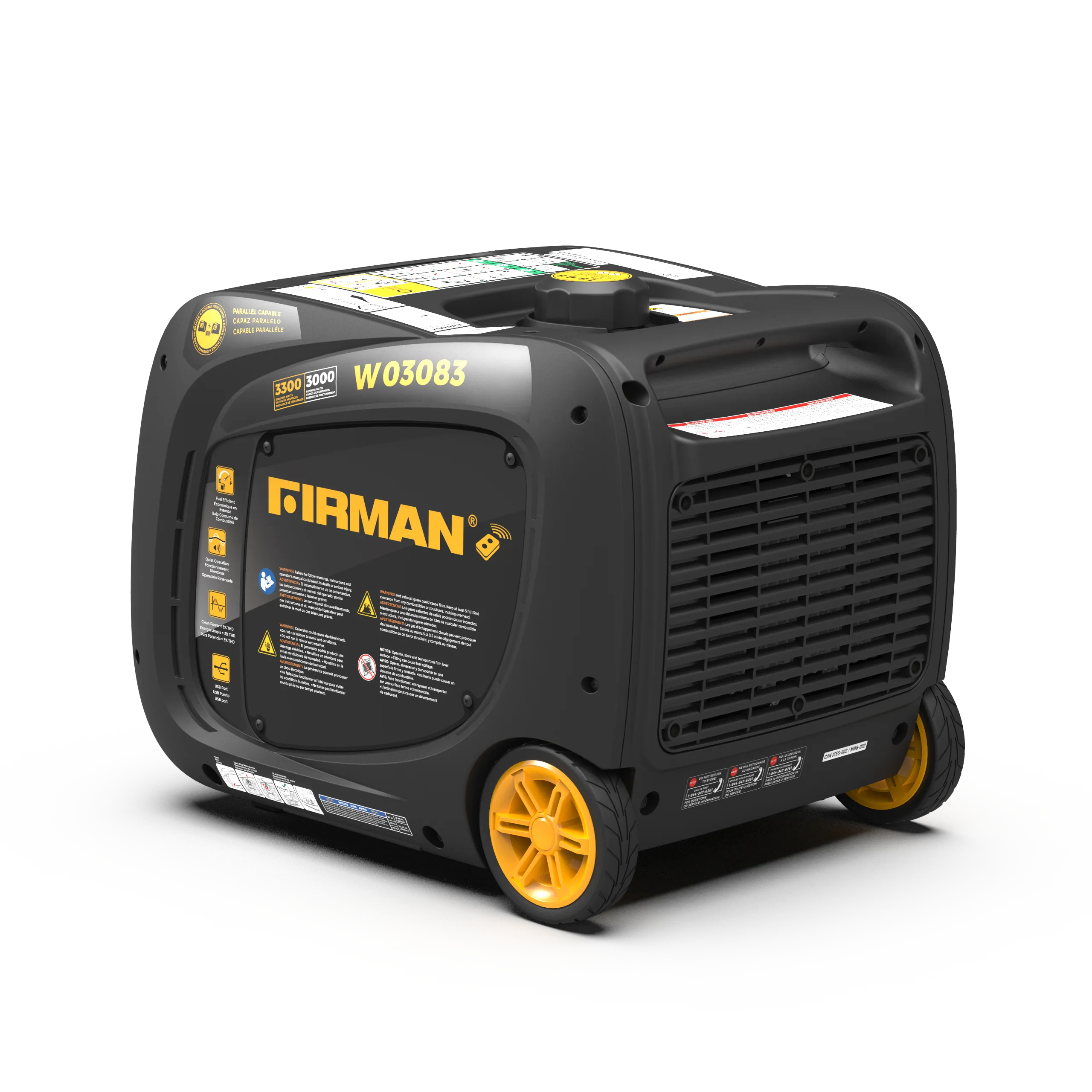 Inverter Portable Generator 3300W Remote Start