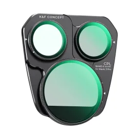 K&F Concept Nano-X Series DJI Mavic 3 Pro CPL Polarizing Optical Lens Filter Waterproof Anti-Reflective UHD MRC 28-Layer Nano-Coating | Aerial Drone Lens Filter