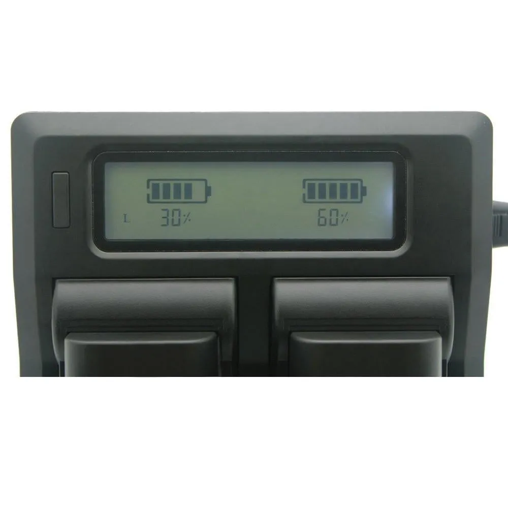 Kapaxen™ Dual Channel Battery Charger for Sony NP-FZ100 Camera Batteries