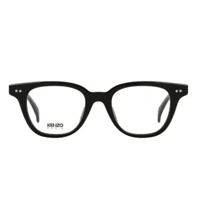 Kenzo Unisex Black Square Optical Frame