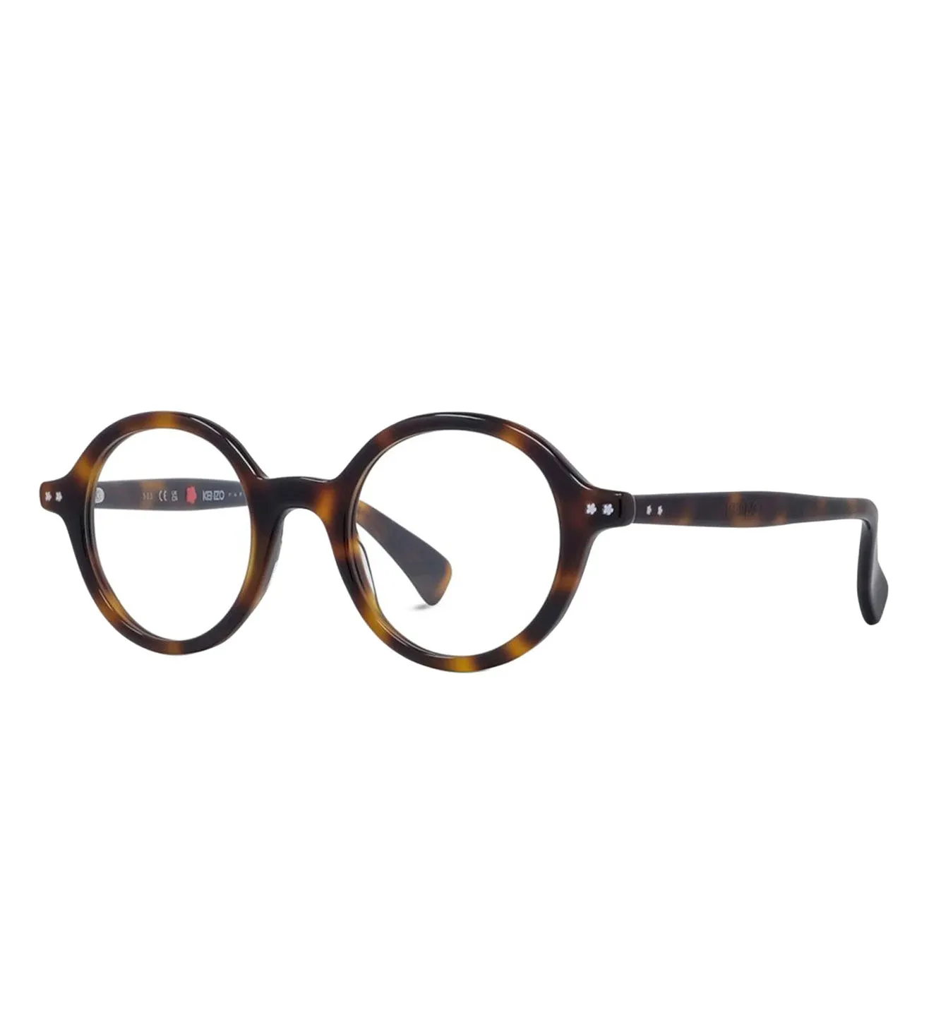 Kenzo Unisex Havana Round Optical Frame