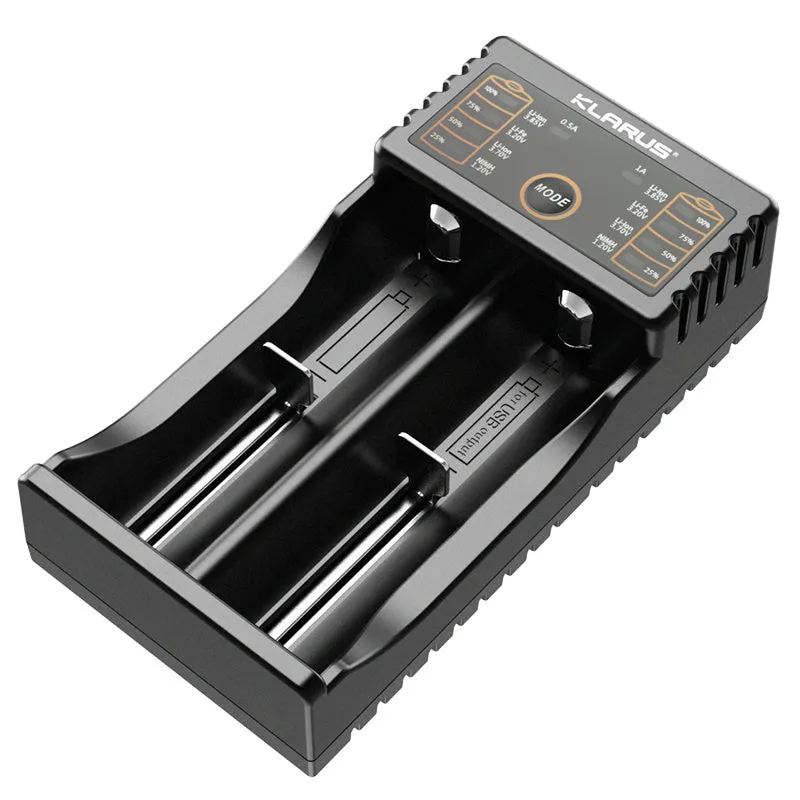 KLARUS K2 Versatile Two Cell Battery Charger