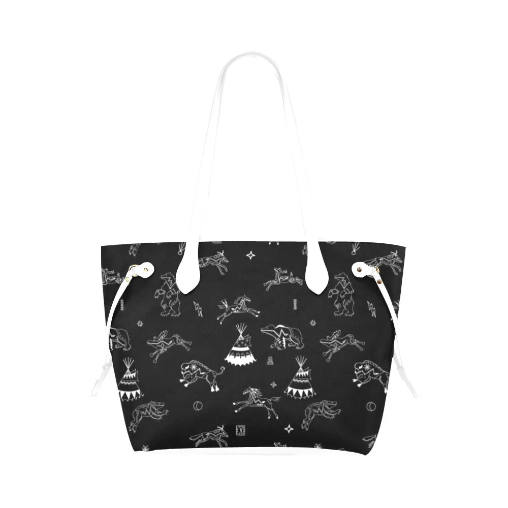 Ledger Dabbles Black Clover Canvas Tote Bag