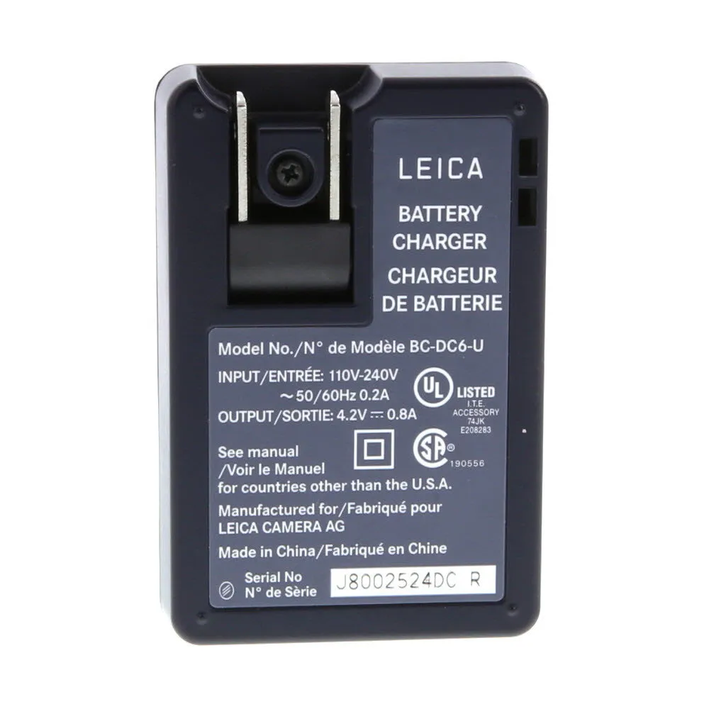 Leica BC-DC6-u Charger of BP-DC6 Battery for C-Lux 2 & C-Lux 3