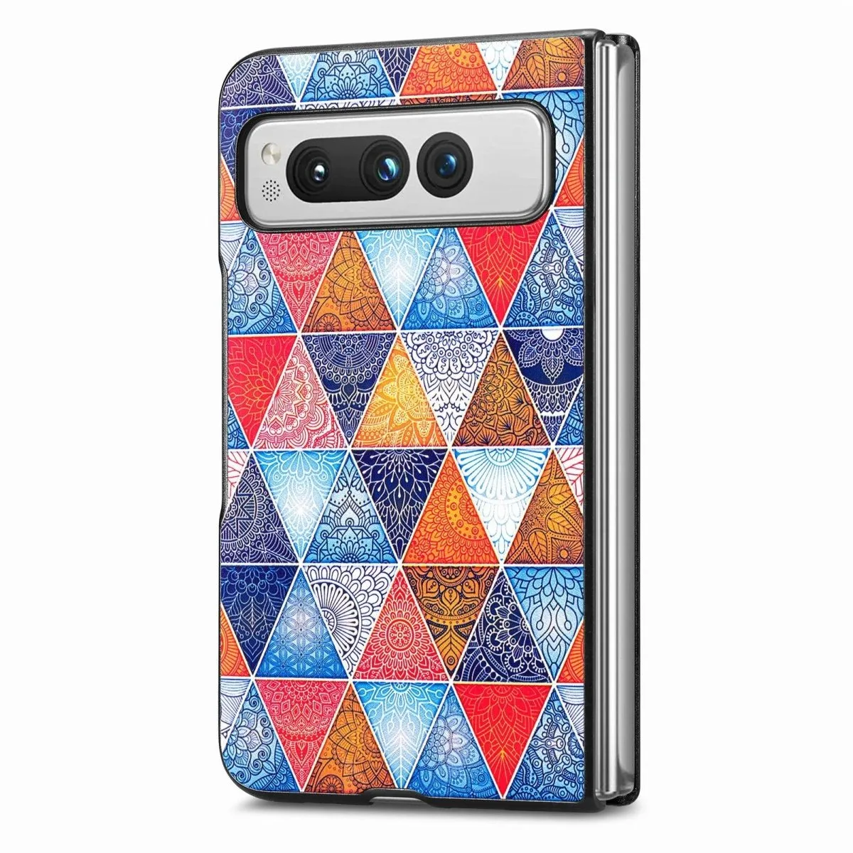 Lene Multi-Coloured Painted Leather Case for Google Pixel Fold