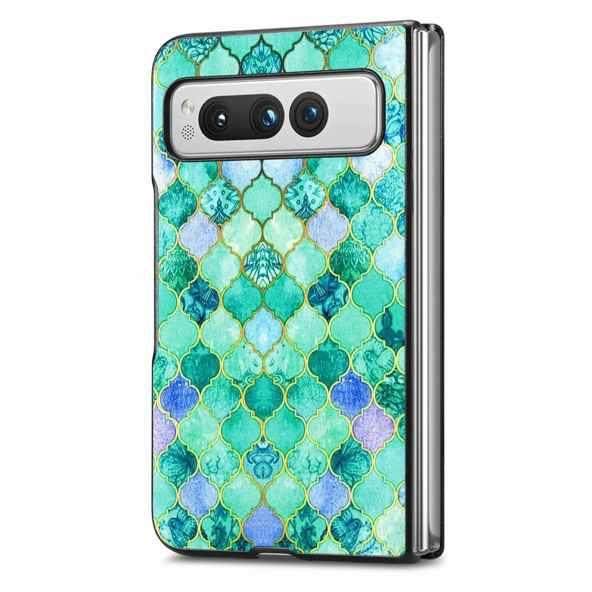 Lene Multi-Coloured Painted Leather Case for Google Pixel Fold